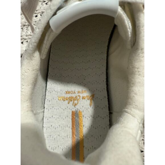 Sam Edelman Layla EM Sneakers Leather Women's Size 6.5 M EU 36.5 White Lace Up - Picture 9 of 10